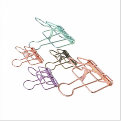 High Quality Multi-color Office School Promotion Metal Binder Clips Large Medium Small Office Study Binder Clips