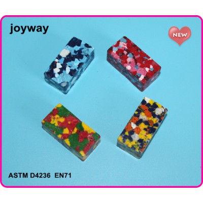 high quality color mixed square crayons non toxic toy crayon