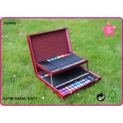 colorful wooden stationery set art drawing painting set drawing pencil set