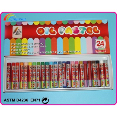 Kids Non-Toxic Crayon 24 Assorted Colors Oil Pastel set