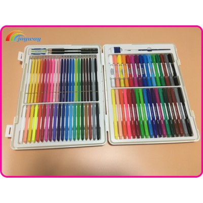 Deli Stationery set with Watercolor Pen Student twist crayons