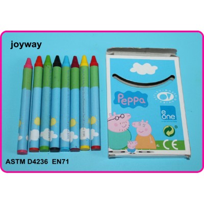 high quality non toxic wax crayons in color box